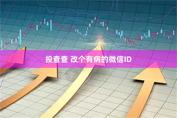 投查查 改个有病的微信ID
